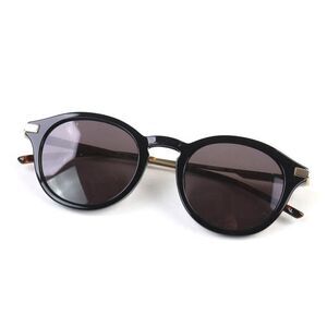 △gucci Gg18090sa Sherry Line Logo Round Frame Sunglasses Eyewear Black Marble